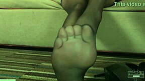 Her feet clip is fucking gold, the old MILF with tattoos and small tits orgasms during dirty talk.