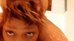 Intense shower fun with fat bbw danielle bathing hard