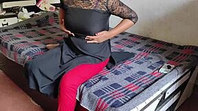 Beautiful Bengali Maid Fucks College Boy Hard