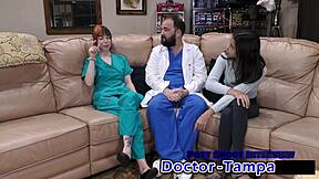 Dr. Tampa Performs Ditria Rose's First Humiliating Gyno Exam With Close-Up Pussy Roleplay
