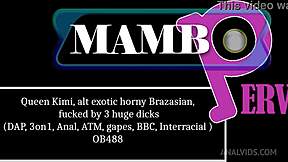 Queen kimi alt exotic horny brazasian fucked by 3 huge dicks dap 3on1 anal atm male cum gapes bbc
