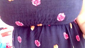 the school teacher bends over in a leaked video call with the director, showing her big tits