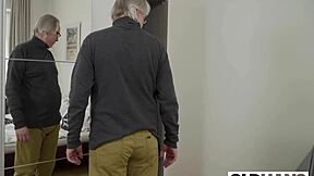 What The Fuck Is This Mess? Helping Hand For Oldhans With Wet Pussy And Monster Cock!