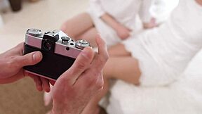 Horny teens lure male friend into threesome, cum in mouth