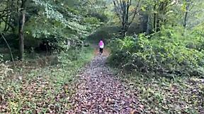 outdoor forest adventure with teen 18+ girl