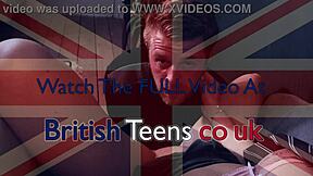 British Blonde College Student Gets Pussy Eaten!