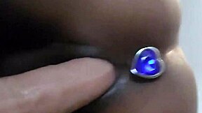 With My Back Dildo In Homemade Bed Scene