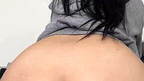 The hot Venezuelan woman wakes me up by giving me a blowjob