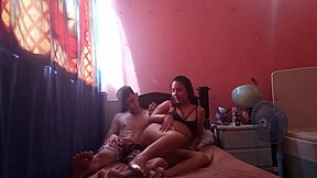 Stepsister Asks For Homework Help, Gets Facial Cumshot