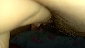 Latina teases with pulsing clit