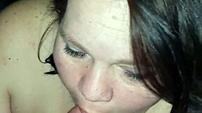 wow, this milf gives a relaxing blowjob sucking my cock