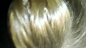 pov blonde deepthroats then doggy fucks