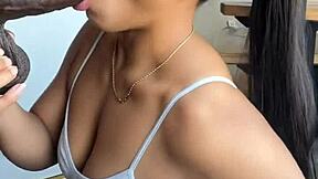 She enjoys time with her stepbrothers in amateur couple setting