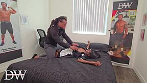 Pissy pussy pregnant maid with big black cock, belly, cosplay, ebony, costumes, black, cock, monster cock