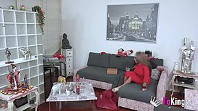 Colombian mom Vanessa deflowers young Nico in porn debut