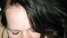 wow, this milf gives a relaxing blowjob sucking my cock