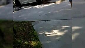 I caress my big tits and ass, sensual teen pleasure building with every touch