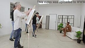 i'm an artist who wets ambra dolce in this 7on1 bwc atm dap rough sex with gaping asshole and cum swallowing