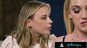 girlsway kendra sunderland rough lesbian 3-way fucks conscience