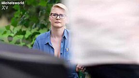 Hiking Trip with Downblouse Saggy Tits Flashing Publicly