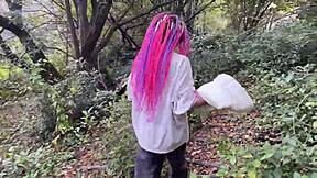 outdoor forest adventure with teen 18+ girl