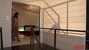 Sexy Brunette Asian Katsuni Gets Extreme Facial After Anal Fucking