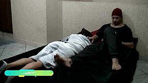 Tanned Mature Babe Fucks Bodybuilder Boyfriend In Dorm