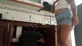 intense homemade anal fantasy with colombian technician in my house