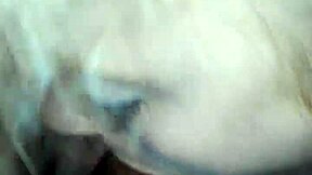 My girlfriend is sucking that big black cock