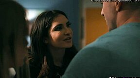 Sexy Bestfriends Jane Wilde And Natalie Knight Noticed That Nathan Bronson Keeps On Stalking Them They Decided To Shares His Huge Cock In A 3some