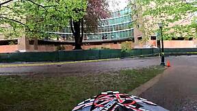 Portland PAWG bends over for doggystyle creampie