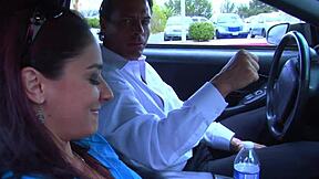 Sheena ryder loves stepdad's cock in anal handjob and blowjob, ending in facial cumshot