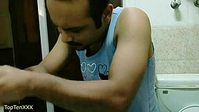 Indian beautiful aunty craves wild sex. Can she handle that monster cock?