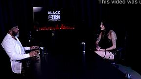 Paty Raven seeks porn visibility, fucks in cemetery, endures humiliation and dirty talk in group handjob scene.