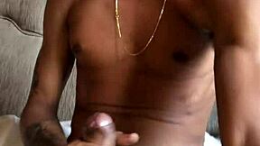 Young Guy Tricked Into Solo Masturbation With Giant Cock Talking Dirty And Cumming.