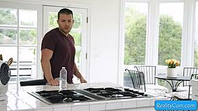 hey step-bro, want me to lick and finger your huge dick?