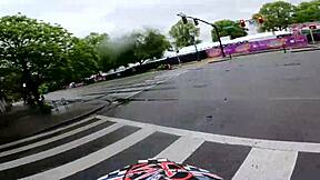 Portland PAWG bends over for doggystyle creampie