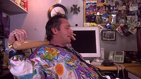 Ginger pussy squirts when cock digs deep