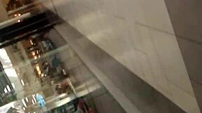 Watch this ebony ass folding in a hidden shop voyeur scene