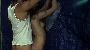 Teen Outdoor Bound Toys Dildo Masturbation Hardcore Doggy