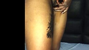 Thigh Fuck With Handjob And Fingering On Oiled Ebony Laps