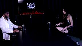 Paty Raven seeks porn visibility, fucks in cemetery, endures humiliation and dirty talk in group handjob scene.