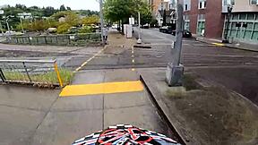 Portland PAWG bends over for doggystyle creampie