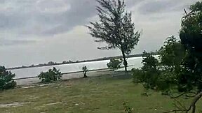 Blonde on Beach Blowjob for Money