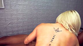 Dangerous Blonde Criminal Xiara Dark Swallows Officer Boris Jackson's BBC