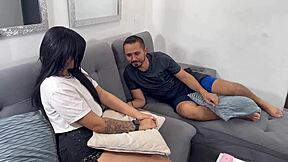 my old stepdad fucked me while my boyfriend left us alone - mia montiel