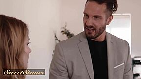 Ginger hottie gets fucked in all positions