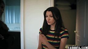 Gizelle Blanco Spies On Maya Woulfe And Hazel Moore Tribbing With Pussy Licking And Face Sitting