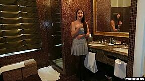 Beautiful Italian Girl Caught Stealing And Fucked Anal And Dp With Her Own Boss.