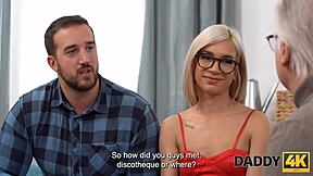 Daddy watches son's girlfriend with kleptomaniac sex maniac
